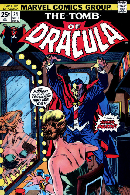 Tomb of Dracula #24 comic cover