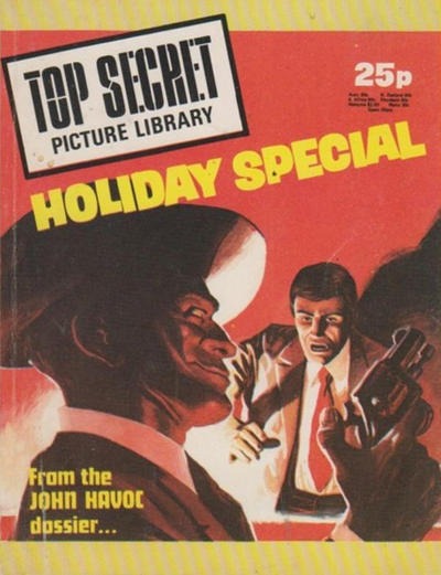Top Secret Picture Library Holiday Special 1975 comic cover
