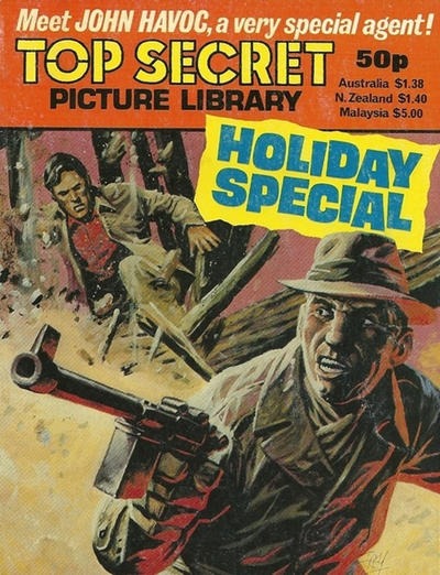 Top Secret Picture Library Holiday Special 1982 comic cover