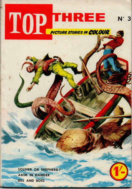 Top Three Adventure Picture Library #3 comic cover