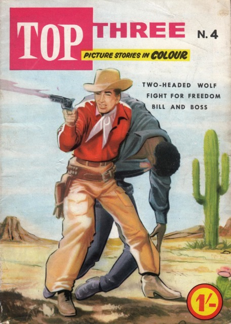 Top Three Adventure Picture Library #4 comic cover