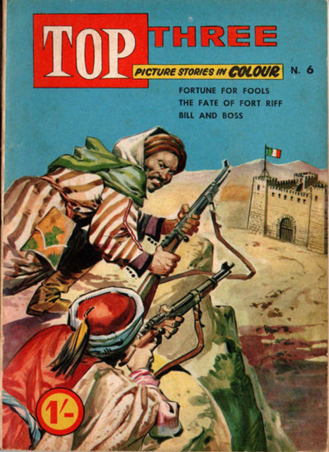 Top Three Adventure Picture Library #6 comic cover