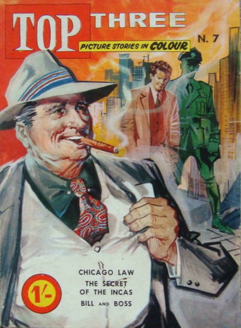 Top Three Adventure Picture Library #7 comic cover