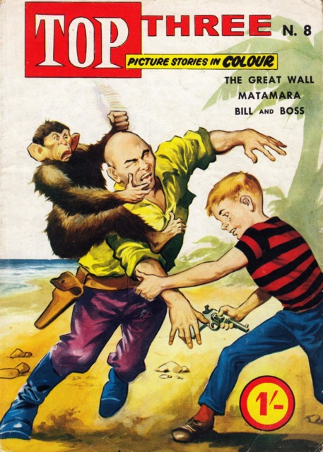 Top Three Adventure Picture Library #8 comic cover