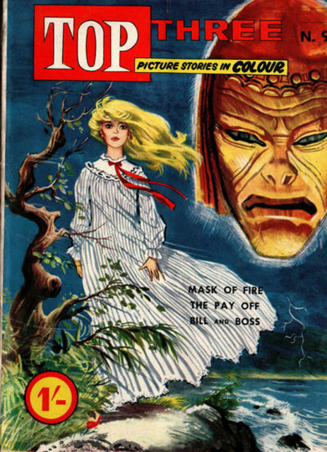 Top Three Adventure Picture Library #9 comic cover