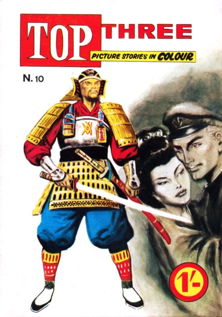 Top Three Adventure Picture Library #10 comic cover