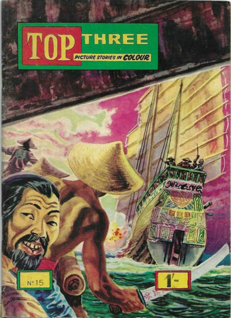 Top Three Adventure Picture Library #15 comic cover