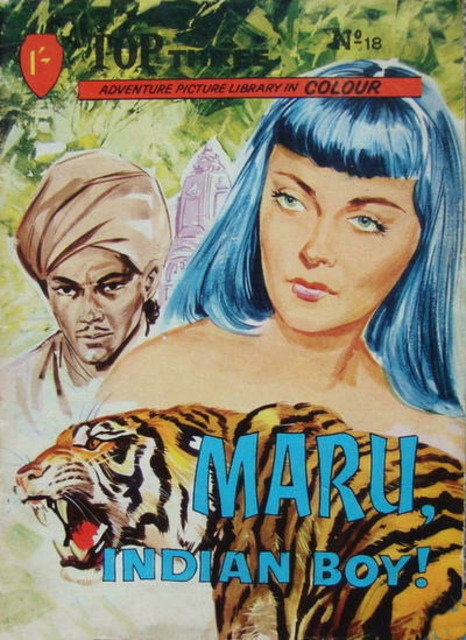 Top Three Adventure Picture Library #18 comic cover