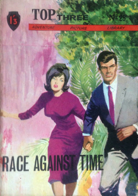 Top Three Adventure Picture Library #25 comic cover