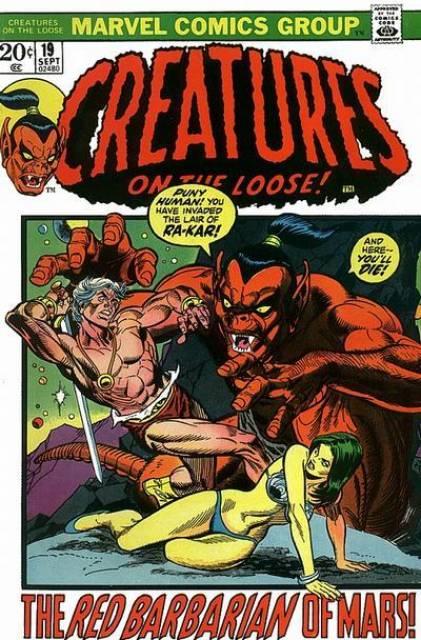 Creatures on the Loose #19 comic cover