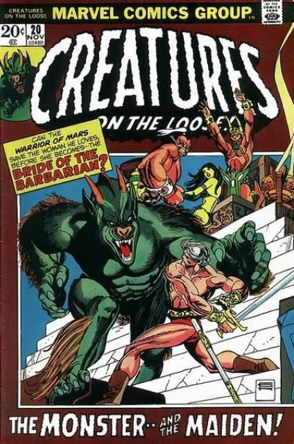 Creatures on the Loose #20 comic cover