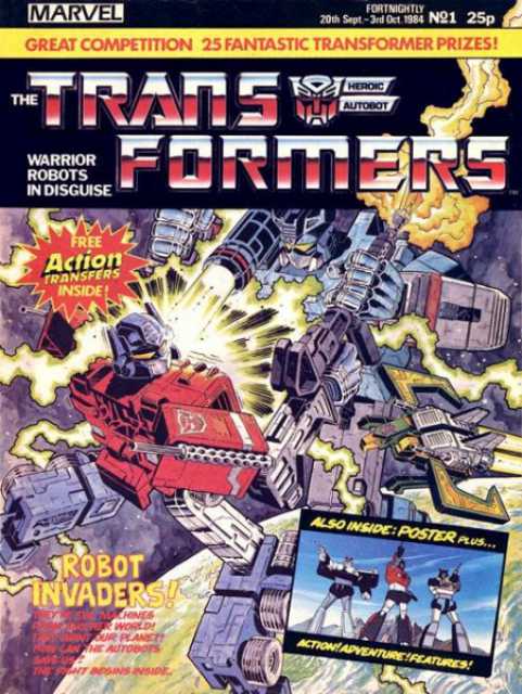Transformers #1 comic cover
