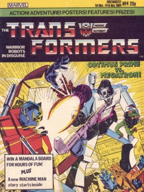 Transformers #4 comic cover