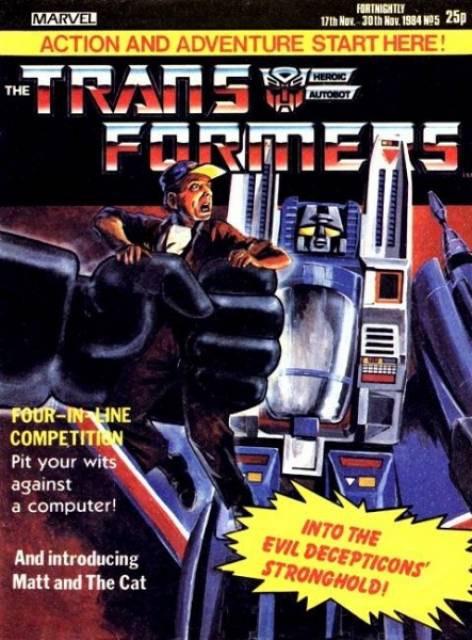 Transformers #5 comic cover
