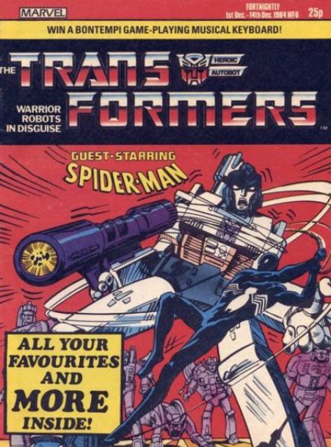 Transformers #6 comic cover