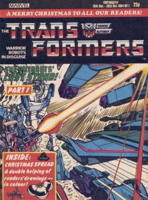 Transformers #7 comic cover