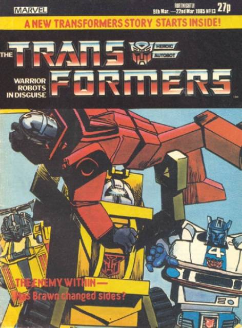 Transformers #13 comic cover
