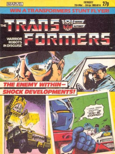 Transformers #14 comic cover