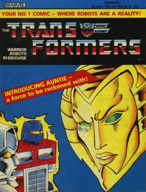 Transformers #19 comic cover
