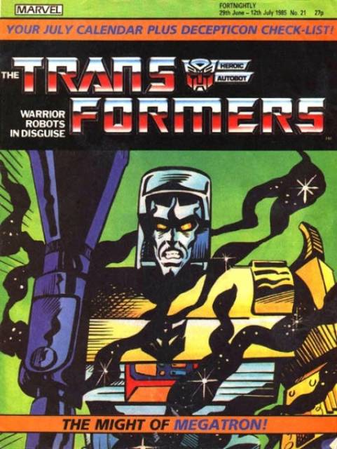 Transformers #21 comic cover