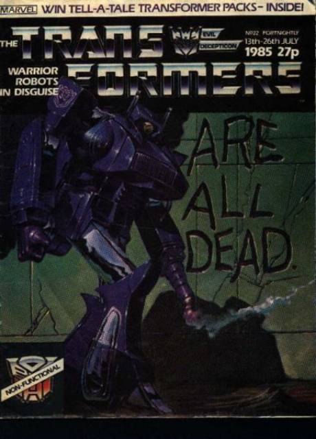 Transformers #22 comic cover