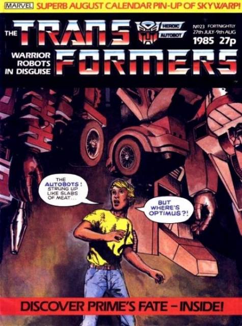 Transformers #23 comic cover