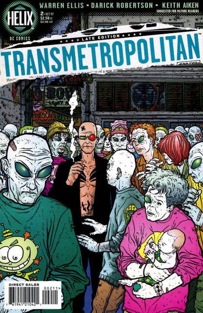 Transmetropolitan (Vertigo) #2 comic cover