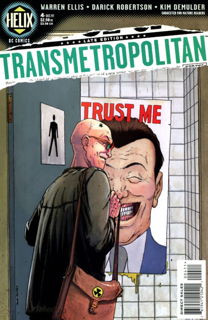Transmetropolitan (Vertigo) #4 comic cover
