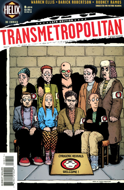 Transmetropolitan (Vertigo) #8 comic cover