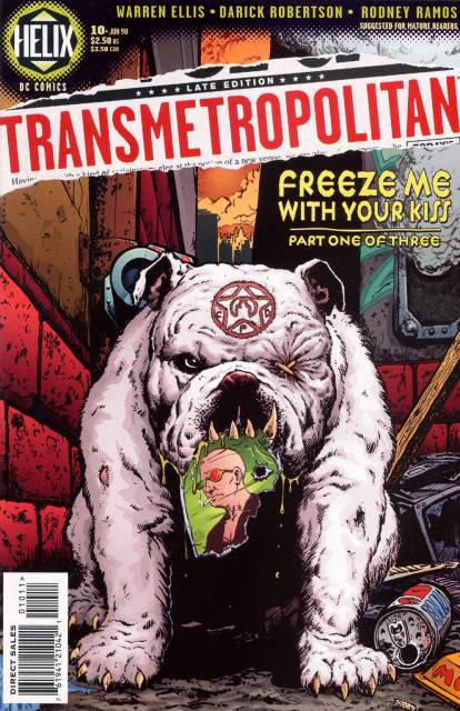 Transmetropolitan (Vertigo) #10 comic cover