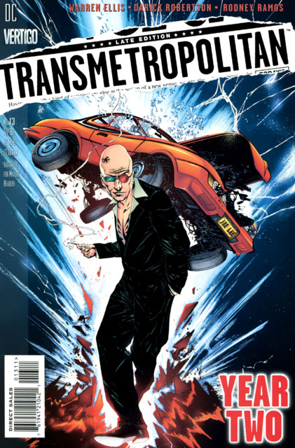 Transmetropolitan (Vertigo) #13 comic cover