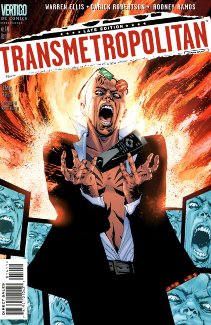 Transmetropolitan (Vertigo) #14 comic cover