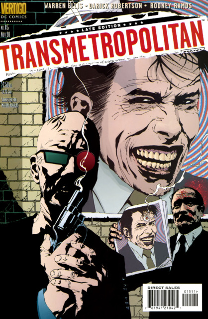 Transmetropolitan (Vertigo) #15 comic cover