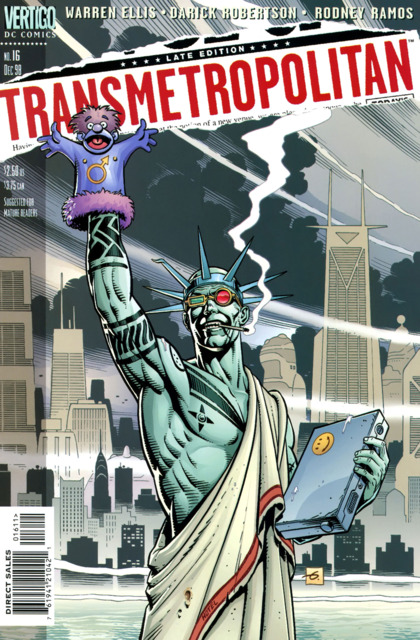 Transmetropolitan (Vertigo) #16 comic cover