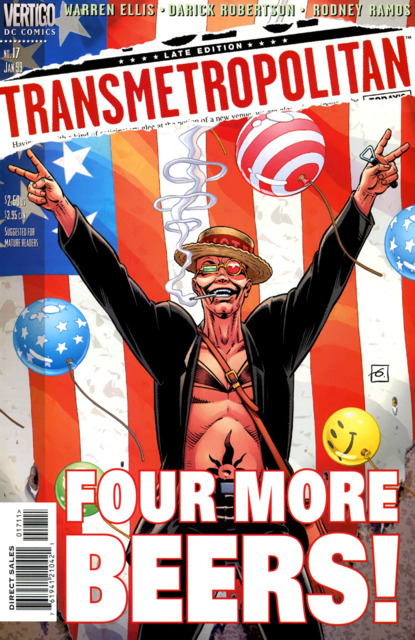 Transmetropolitan (Vertigo) #17 comic cover