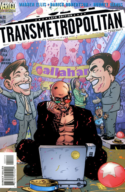 Transmetropolitan (Vertigo) #20 comic cover