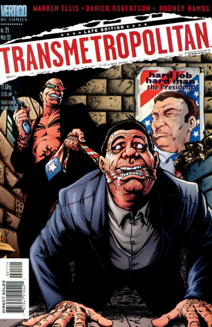 Transmetropolitan (Vertigo) #21 comic cover