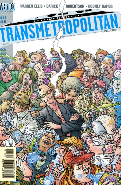Transmetropolitan (Vertigo) #24 comic cover