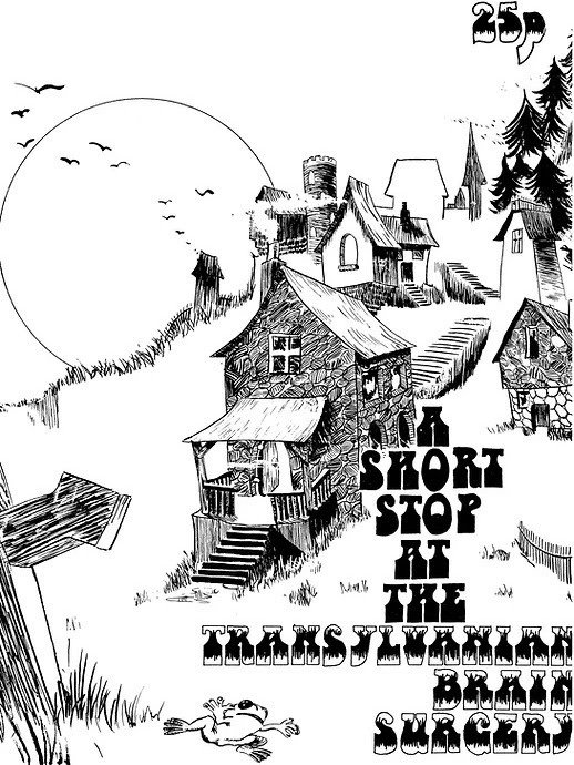 Short Stop at Transylvania Brain Surgery #4 comic cover