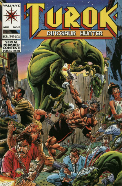 Turok Dinosaur Hunter #2 comic cover