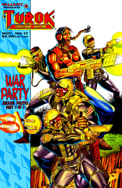 Turok Dinosaur Hunter #17 comic cover