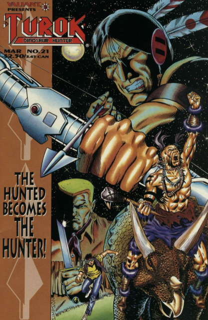 Turok Dinosaur Hunter #21 comic cover