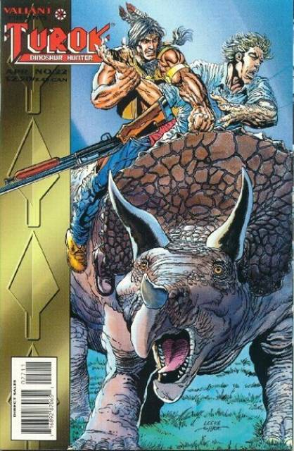 Turok Dinosaur Hunter #22 comic cover