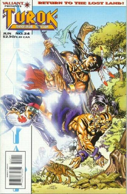 Turok Dinosaur Hunter #24 comic cover