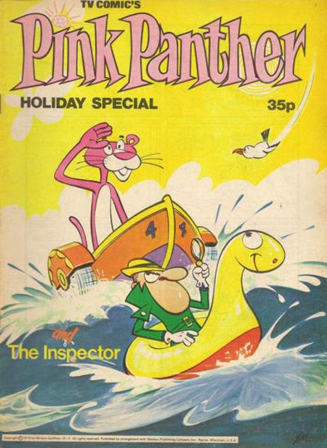 TV Comic Pink Panther Holiday Special 1978 comic cover