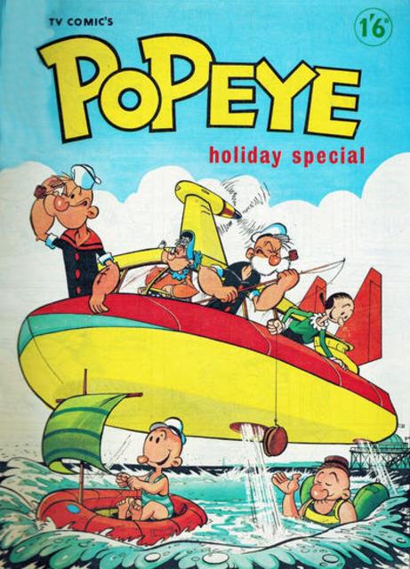 TV Comic Popeye Holiday Special 1966 comic cover