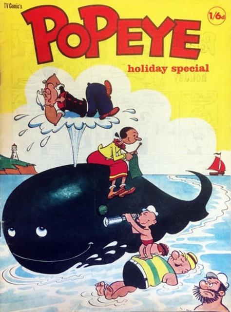 TV Comic Popeye Holiday Special 1967 comic cover