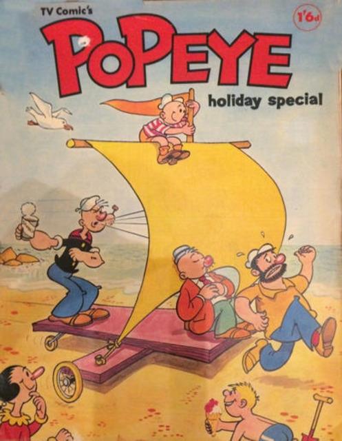 TV Comic Popeye Holiday Special 1968 comic cover