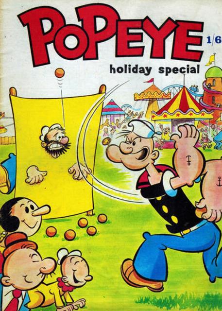 TV Comic Popeye Holiday Special 1969 comic cover