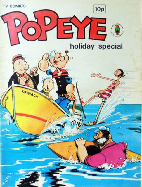 TV Comic Popeye Holiday Special 1971 comic cover